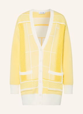 Lacoste Strickjacke gelb