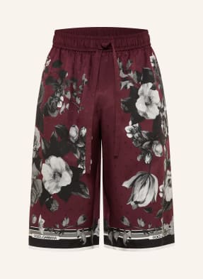 Dolce & Gabbana Seidenshorts rot