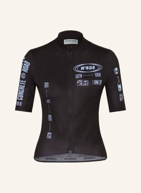 Café Du Cycliste Cyklistický Dres Eze černá / bílá