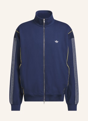 Adidas Originals Bunda Na Trénink City Terrace Z Kombinace Materiálů tmavě modrá / žlutá / bílá