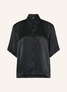 Boss Schlafshirt Monogram schwarz
