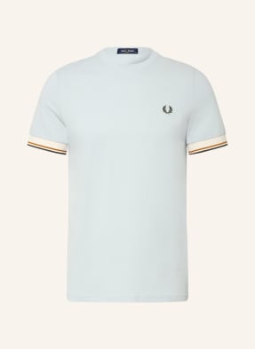 Fred Perry Tričko tmavě modrá / koňaková / krémová