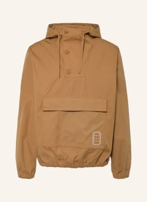 Lacoste Bunda Přes Hlavu světle hnědá