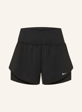 Nike 2-In-1-Laufshorts Flow schwarz