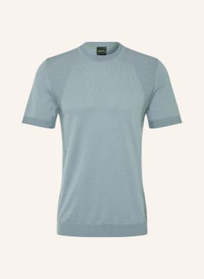 Boss Strickshirt Momentum-Lite blau