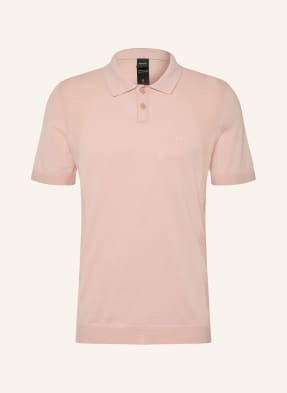 Boss Strick-Poloshirt Momentum Lite Regular Fit orange
