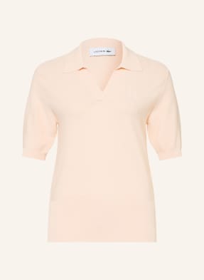 Lacoste Strick-Poloshirt rosa