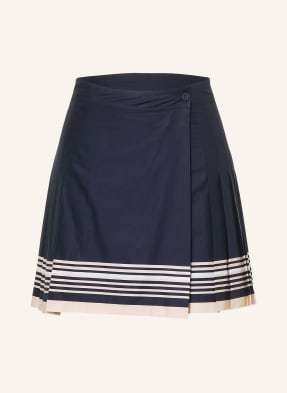 Lacoste Zavinovací Sukně tmavě modrá / krémová / bílá