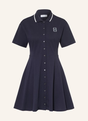 Lacoste Piqué-Polokleid blau