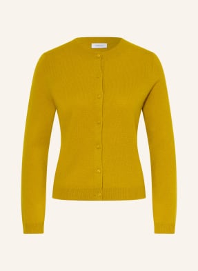 Darling Harbour Strickjacke Aus Cashmere gelb