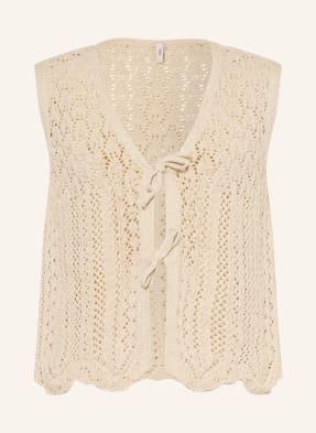 Only Strickweste beige