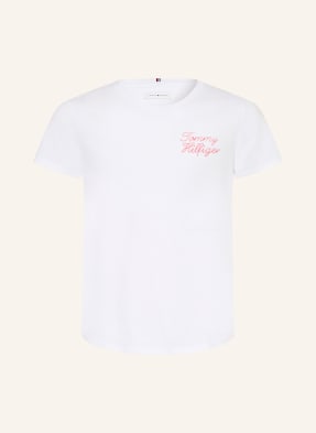 Tommy Hilfiger Tričko bílá / červená