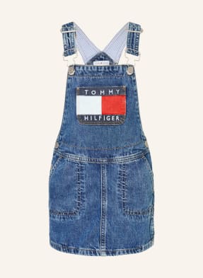 Tommy Hilfiger Džíny S Lacláčovými Šaty modrá