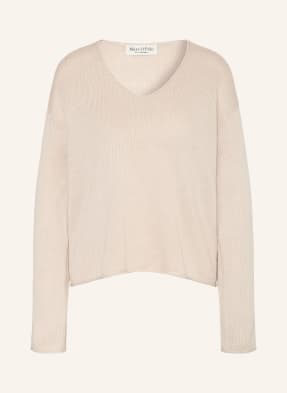Marc O'polo Pullover Mit Leinen grau
