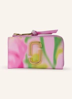 Marc Jacobs Geldbörse The Blurred Floral Snapshot Top Zip Multi Wallet pink