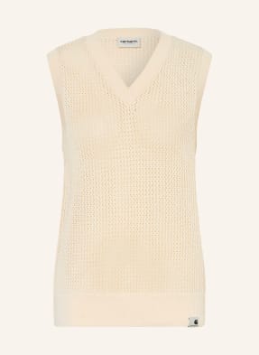 Carhartt Wip Pletený Top Stockton krémová
