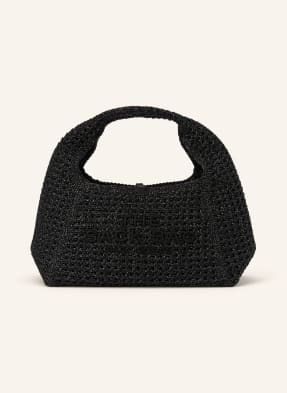 Marc Jacobs Handtasche The Crochet Mini Sack Bag Mit Pouch schwarz