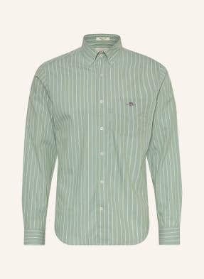 Gant Košile Slim Fit světle zelená / bílá
