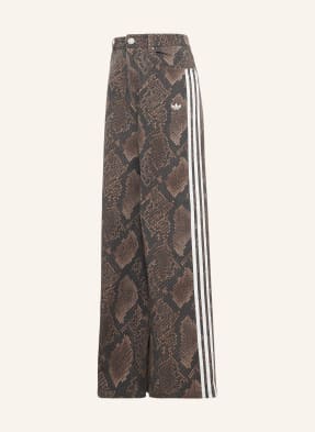 Adidas Originals Wide Leg Jeans braun