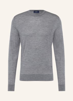 Hackett London Svetry Z Merino Vlny šedá