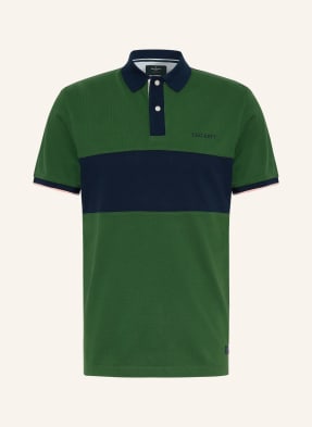Hackett London Polokošile Z Piké zelená / tmavě oranžová / tmavě modrá