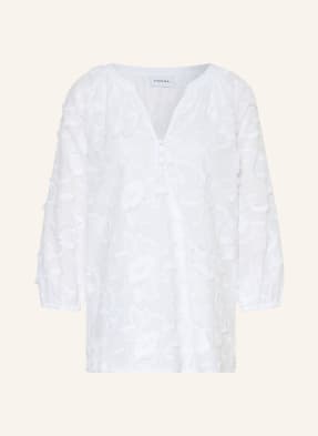 Comma Blusenshirt Mit 3/4-Arm weiss