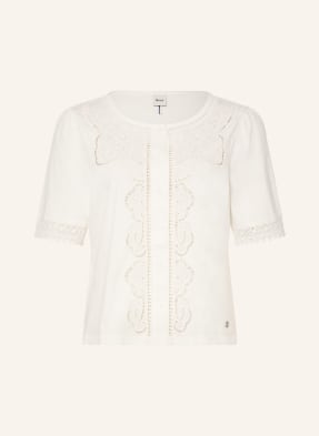 Brax Jerseybluse Celina S Mit Spitze weiss