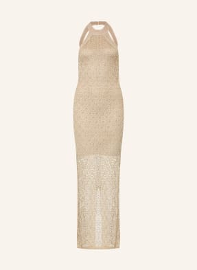 Guess Strickkleid Serina Mit Glitzergarn beige