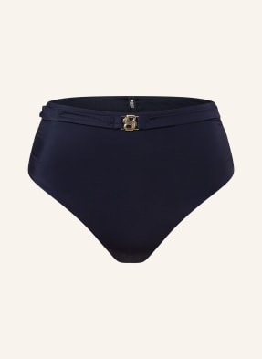 Boss High-Waist-Bikini-Hose Double B blau