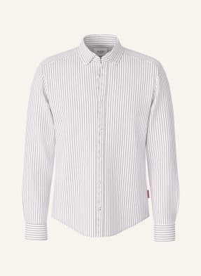Joop! Jeans Košile Heli Regular Fit bílá / béžová / tmavě šedá