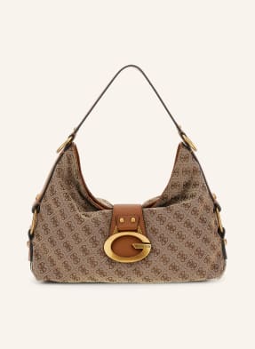Guess Schultertasche Camden braun
