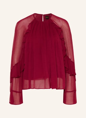 Boss Blusenshirt Bradia Mit Volants rot