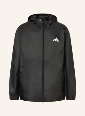 Adidas Nepromokavá Bunda černá / bílá