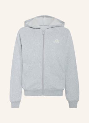 Adidas Sweatjacke Seasonals Collegiate Typography Full Zip grau
