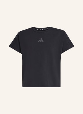 Adidas T-Shirt Future Icons 3 Stripes schwarz