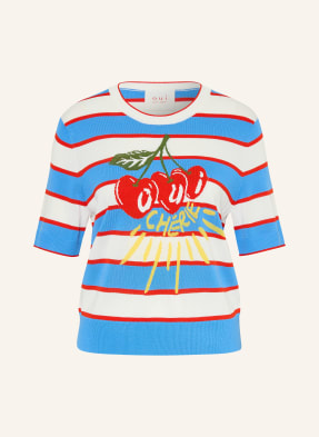 Oui Strickshirt blau