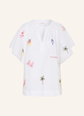 Oui Blusenshirt weiss