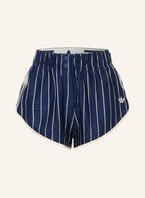 Adidas Originals Tričkové Šortky Firebird tmavě modrá / béžová
