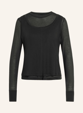 Adidas Tričko S Dlouhým Rukávem Soft Lux černá