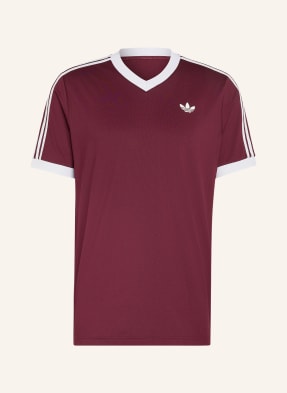Adidas Originals Funkční Tričko Classics tmavě červená / bílá