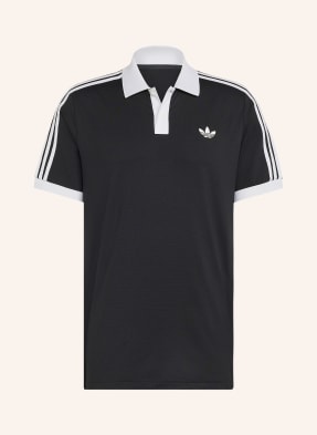 Adidas Originals Funkční Polokošile Classics černá / bílá