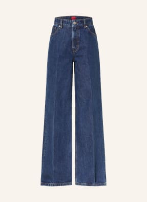 Hugo Wide Leg Jeans blau