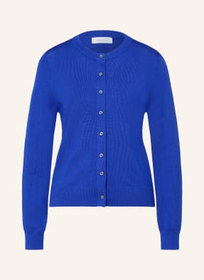 Darling Harbour Strickjacke Aus Merinowolle blau