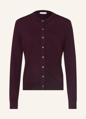 Darling Harbour Strickjacke Aus Merinowolle lila