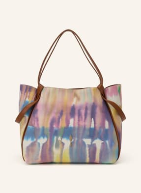 Christian Louboutin Shopper Bettina Large S Pouzdrem hnědá / žlutá / modrá