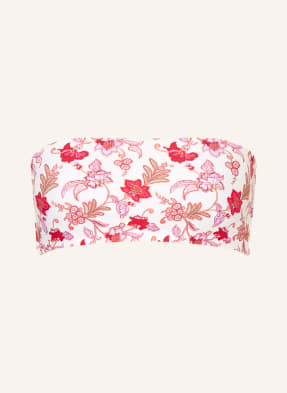 Seafolly Bandeau-Bikini-Top Summer Chintz rosa