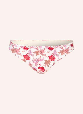 Seafolly Basic Bikinové Kalhotky Summer Chintz režná / světle fialová / růžová