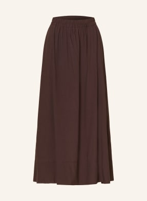 Co'couture Sukně Sunrisecc tmavě hnědá