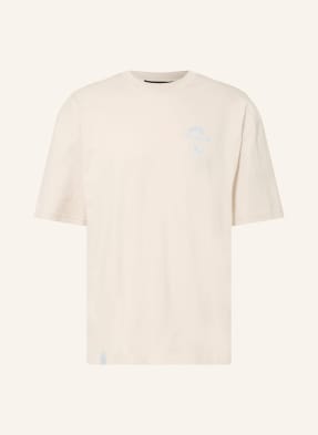 Pegador Oversized Tričko Pedroche béžová / tmavě modrá