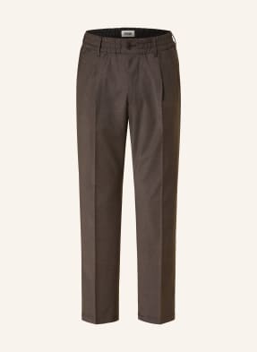 Drykorn Chino Kalhoty Chasy Regular Fit tmavě hnědá